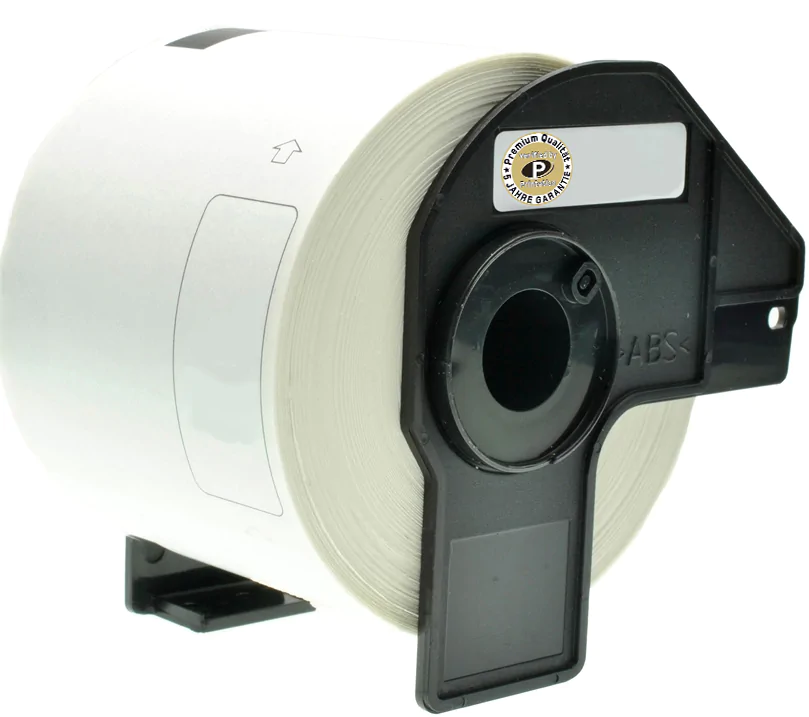 Printation Endlos-Etiketten ersetzen Brother DK22205, 62mm x 30,48m,  weiß