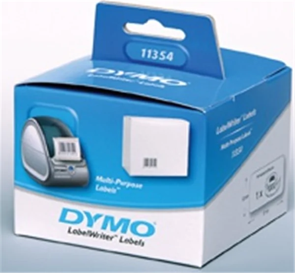 Original Einzel-Etiketten Dymo 11354, 32mm x 57mm, 1.000 Stück, weiß