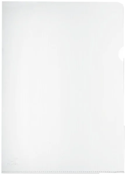 Sichthüllen A4 trans. m. Griffausstanzung Falken dokumentenecht PP-Folie genarbt