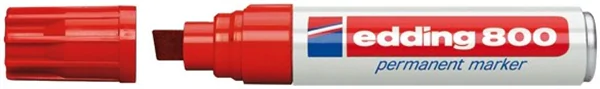 Permanentmarker Edding 800 4-12mm Keilspitze rot