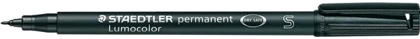 Staedtler Lumocolor permanent Marker schwarz Strichstärke superfein, ca. 0,4 mm