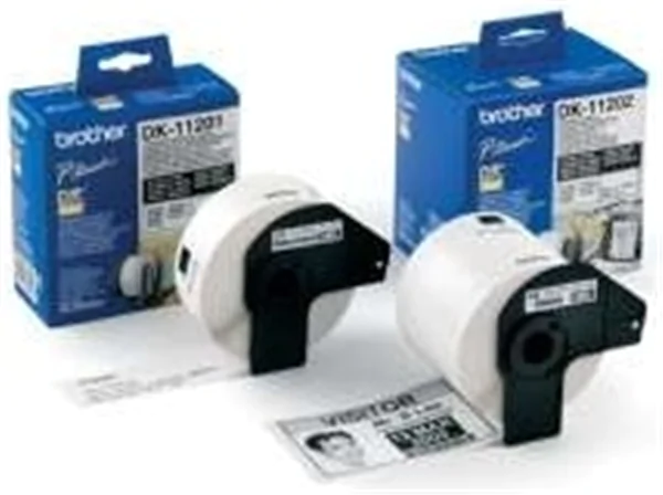 Original Einzel-Etiketten Brother DK11201, 29mm x 90mm, 400 Stück, weiß,