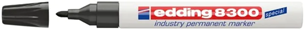 Industry Permanentmarker Edding 8300 1,5-3 mm Rundspitze schwarz