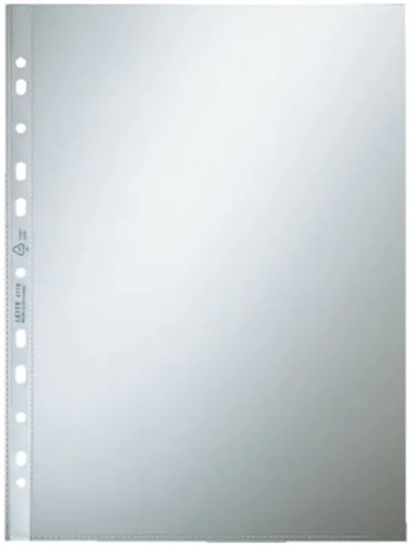 Prospekthüllen A4 0,08mm oben offen glasklar Leitz Multilochung (4770-00-02)