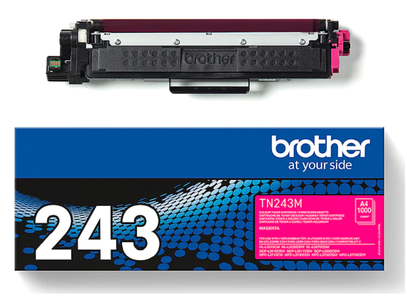 Original Toner Brother TN-243M, ca. 1.000 S., magenta