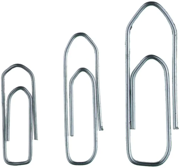 Büroklammer 26mm Größe eckig verzinkt, Alco