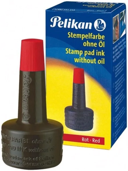 Stempelfarbe Pelikan 4K 28ml rot (ohne Öl)