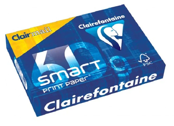 Papier A4 60g hochweiß Smart Print Paper (4 Blatt für Standard-Briefporto)