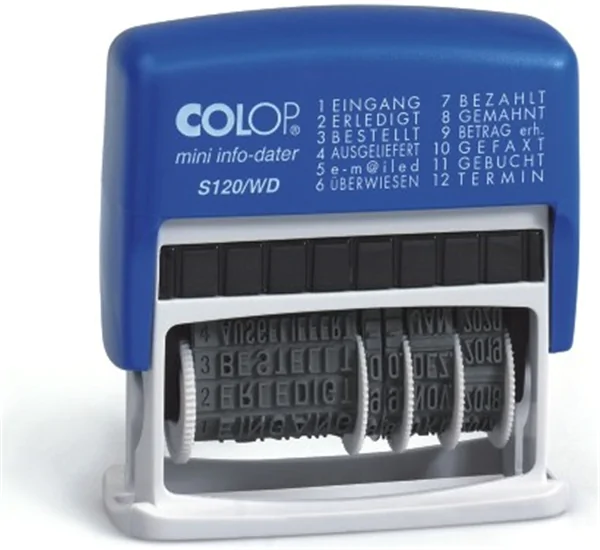 Wortbandstempel Colop Mini-Dater S 120WD