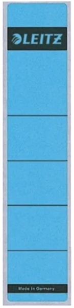 Rückenklebeschild kurz + schmal Leitz blau (1643-00-35)